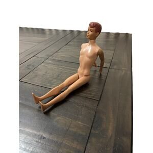 Vintage Barbie Doll Ken And Barbie’s Friend Allan Straight Legs 1960’s Blemished